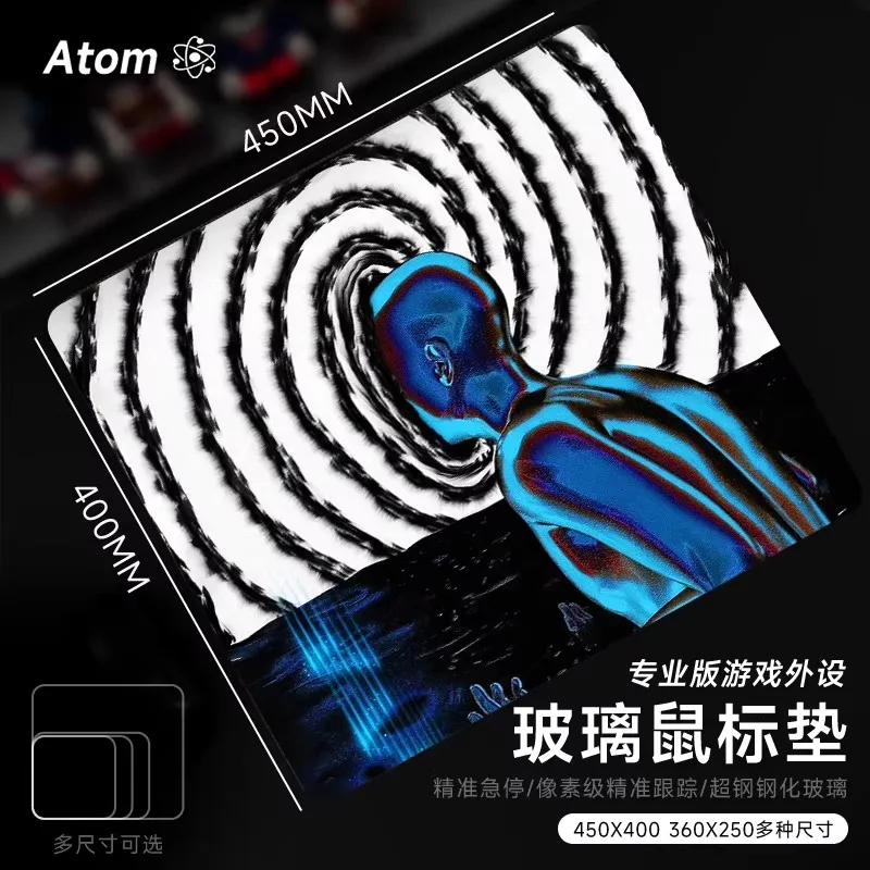 ATOM Glass Mouse Pad Customisation Pattern Tempered PV Large FPS Esports Gaming Desk Mat Mousepad Keyboard Accessories Gift
ATOM Glass Mouse Pad Customisation Pattern Tempered PV Large FPS Esports Gaming Desk Mat Mousepad Keyboard Accessories Gift