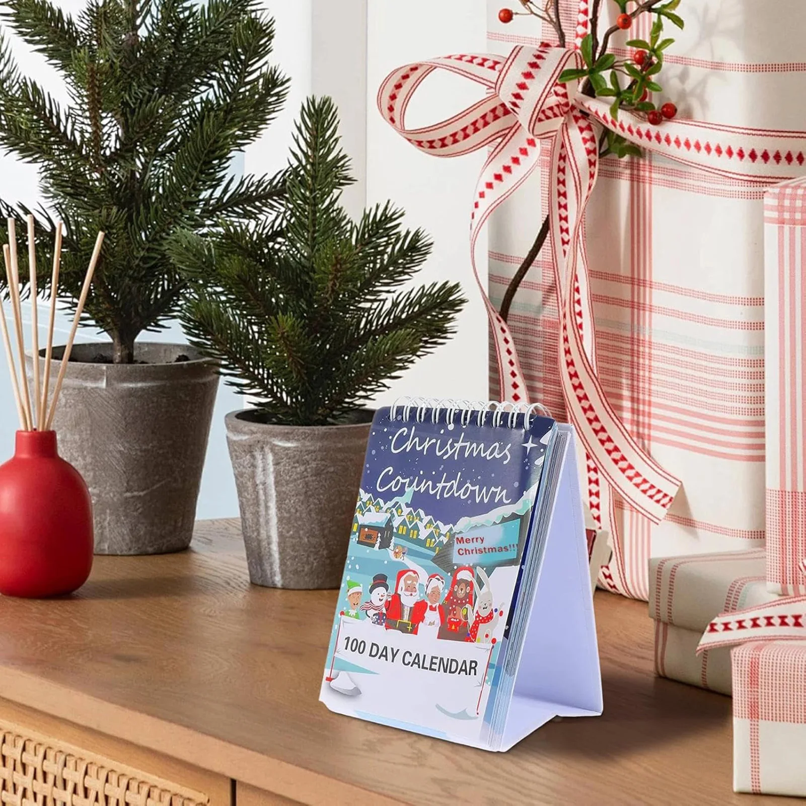 100-дневный настольный календарь обратного отсчета, 100-дневный праздничный рождественский календарь для мужчин и женщин
100-дневный настольный календарь обратного отсчета, 100-дневный праздничный рождественский календарь для мужчин и женщин