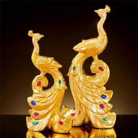 Китайская гальваническая золотая керамическая статуя павлина, украшения для дома, комнаты, скульптура, украшение фэн-шуй, офисный стол, статуэтки, искусство
Китайская гальваническая золотая керамическая статуя павлина, украшения для дома, комнаты, скульптура, украшение фэн-шуй, офисный стол, статуэтки, искусство