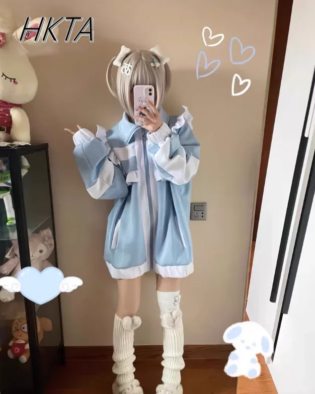 Y2K Clothes Women Mine Long-sleeve Sweatshirt Jacket Cross Two-dimensional Sportswear Jacket Autumn New Cute Soft Cute Hoodie
Y2K Clothes Women Mine Long-sleeve Sweatshirt Jacket Cross Two-dimensional Sportswear Jacket Autumn New Cute Soft Cute Hoodie