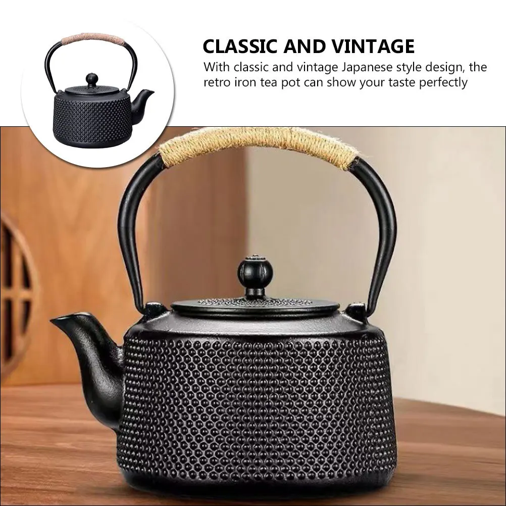 Cast Iron Teapot Vintage Japanese Style Small With Infuser For Home Office Hotel Desktop Decor Tea Set Kitchen
Cast Iron Teapot Vintage Japanese Style Small With Infuser For Home Office Hotel Desktop Decor Tea Set Kitchen