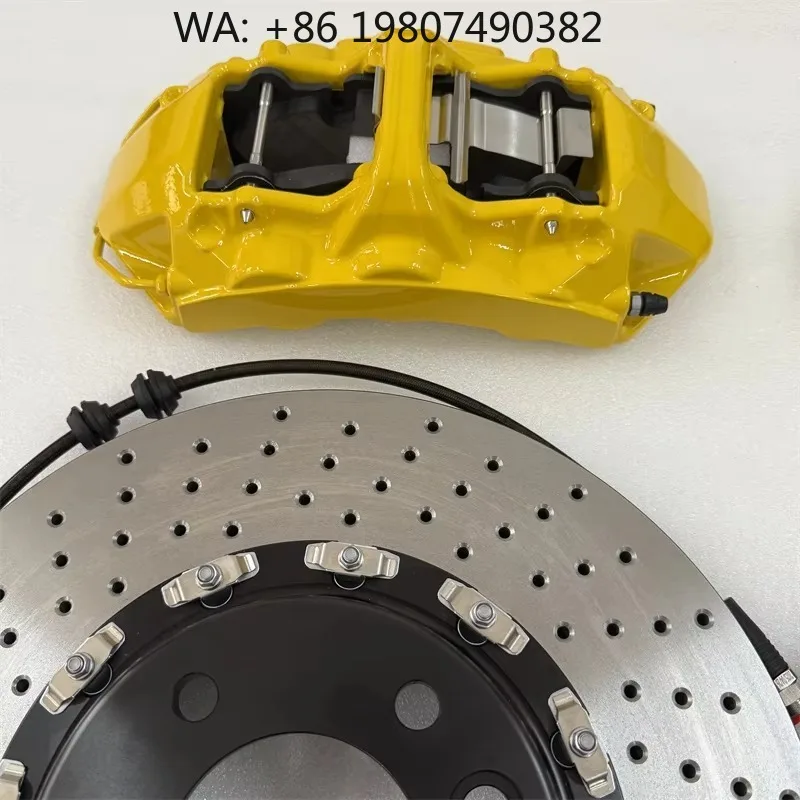 380x34mm Drilled Floating Yellow 6 Piston Brake Caliper Kit High Performance Racing Modified System For Luxury Off Road Performa
380x34mm Drilled Floating Yellow 6 Piston Brake Caliper Kit High Performance Racing Modified System For Luxury Off Road Performa