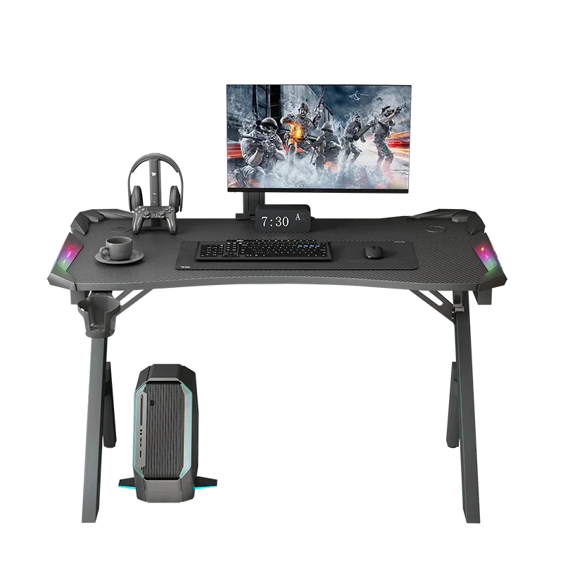 Оптовая продажа с фабрики игровой стол со светодиодной подсветкой RGB ПК ноутбук компьютер игровой стол на заказ черный дешевый игровой стол
Оптовая продажа с фабрики игровой стол со светодиодной подсветкой RGB ПК ноутбук компьютер игровой стол на заказ черный дешевый игровой стол