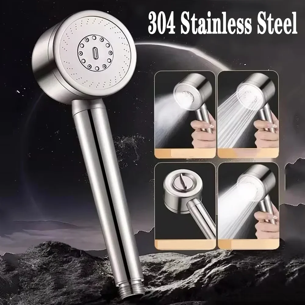Upgraded 304 Stainless Steel High Pressure Shower Head 3 Modes Large Flow Sprayer Anti-Fall Shower Faucet Bathroom Accessories
Upgraded 304 Stainless Steel High Pressure Shower Head 3 Modes Large Flow Sprayer Anti-Fall Shower Faucet Bathroom Accessories