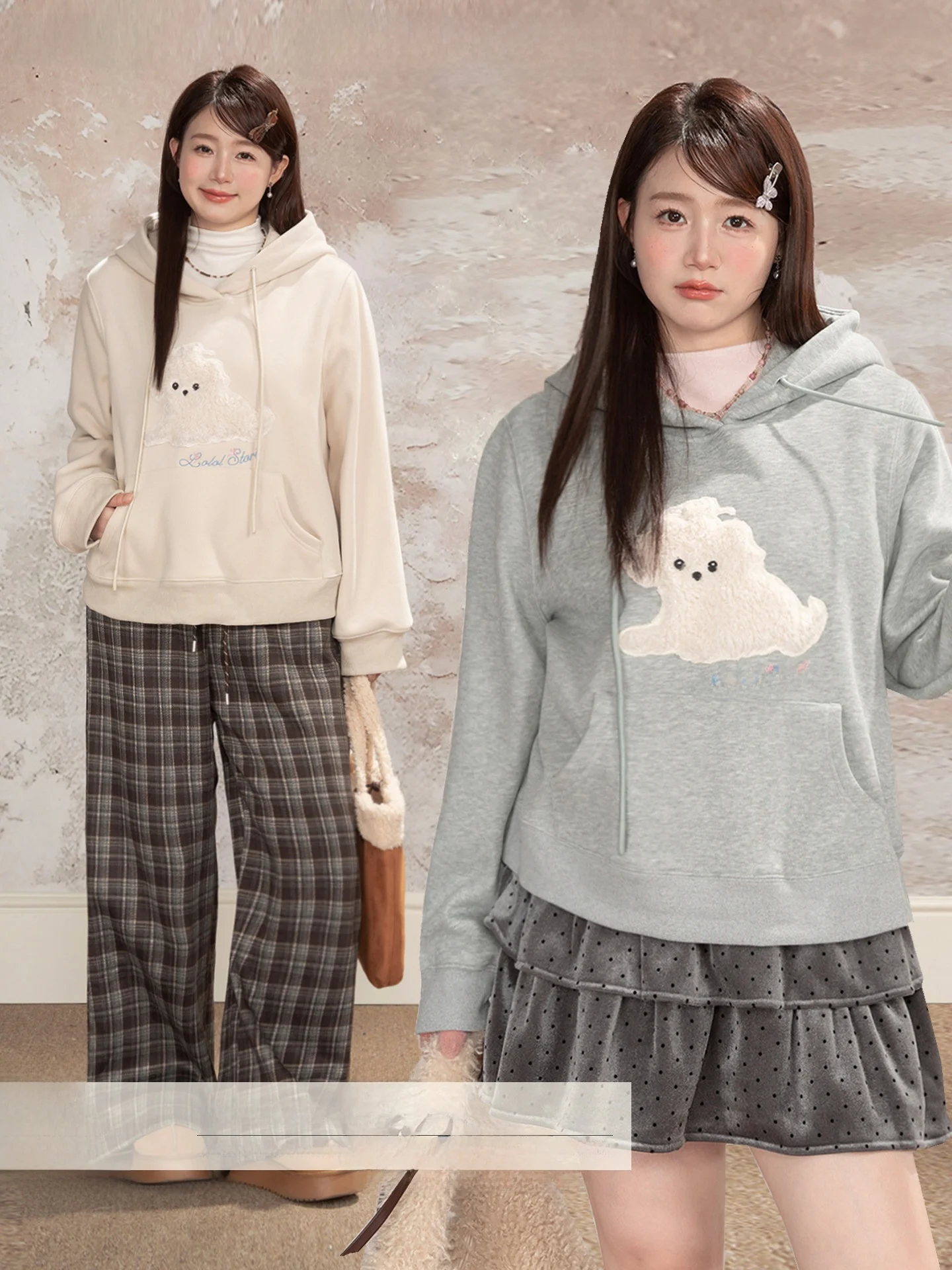 Новая женская толстовка больших размеров с вышивкой и пушистым рисунком собаки, хлопково-полиэстеровая смесь, длинный рукав
Новая женская толстовка больших размеров с вышивкой и пушистым рисунком собаки, хлопково-полиэстеровая смесь, длинный рукав