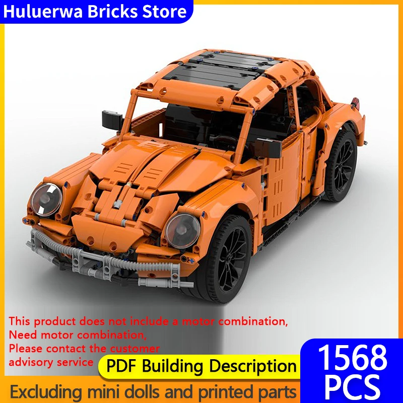 Speed Racing Car Model MOC Building Bricks Beetle Small Sedan Modular Technology Gifts Holiday Assemble Children Toys Suit
Speed Racing Car Model MOC Building Bricks Beetle Small Sedan Modular Technology Gifts Holiday Assemble Children Toys Suit