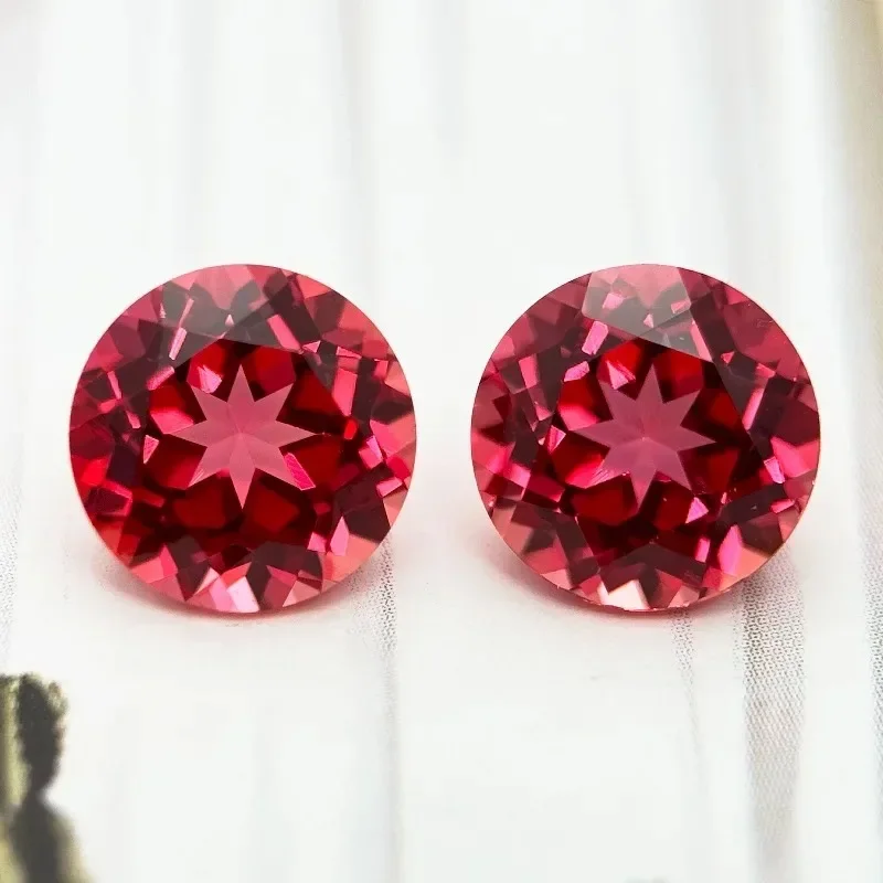 Top Quality Lab Grown Sapphire Round Shape Sunset Red Charm Beads Jewelry Making Ring Selectable Certificate
Top Quality Lab Grown Sapphire Round Shape Sunset Red Charm Beads Jewelry Making Ring Selectable Certificate