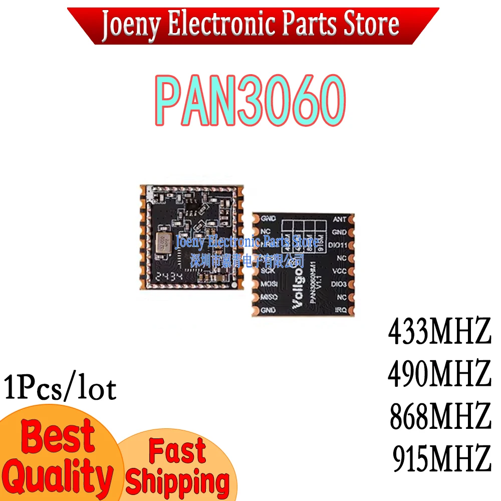 Super Cost-effective PAN3060 Low Power Consumption Long Distance Compatible with SX1262/1268/1278 LORA Module
Super Cost-effective PAN3060 Low Power Consumption Long Distance Compatible with SX1262/1268/1278 LORA Module