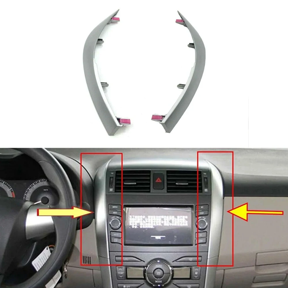 1Set Center Air Vents Chrome Trim Strip For Toyota Corolla Altis 2007-2013 Dashboard Lower+Upper Trim Cover Silver Grey
1Set Center Air Vents Chrome Trim Strip For Toyota Corolla Altis 2007-2013 Dashboard Lower+Upper Trim Cover Silver Grey