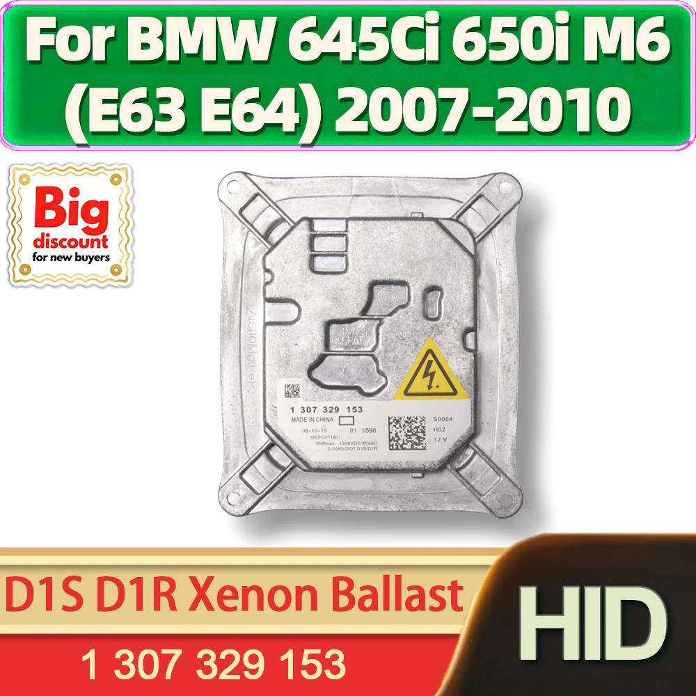 TEENRAM HID Xenon Lights Ballast Control Unit Module OEM 130732915 D1S D1R For BMW 645Ci 650i M6 (E63 E64) 2007 2008 2009 2010
TEENRAM HID Xenon Lights Ballast Control Unit Module OEM 130732915 D1S D1R For BMW 645Ci 650i M6 (E63 E64) 2007 2008 2009 2010