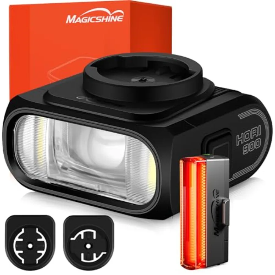 Hori 900 Compatible with Garmin/Wahoo Bike Computer Dual Mounted Bike Light 900 Lumens Super Bright Independent DRL Fast USB-C
Hori 900 Compatible with Garmin/Wahoo Bike Computer Dual Mounted Bike Light 900 Lumens Super Bright Independent DRL Fast USB-C