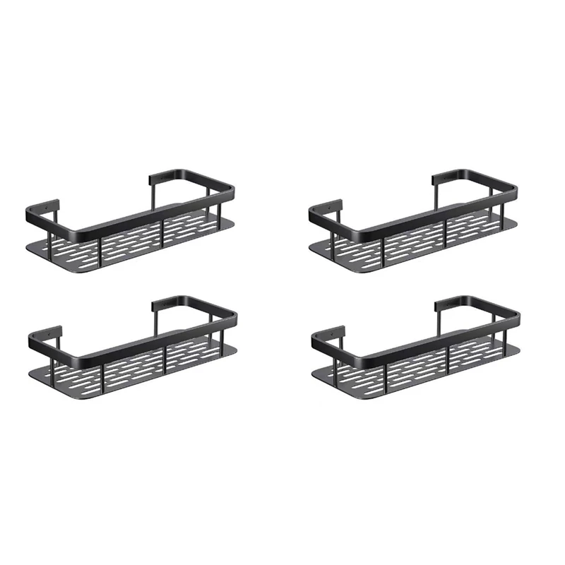4Pcs Bathroom Shelves No-Drill Wall Mount Corner Shelf Shower Storage Rack Holder Toilet Makeup Organizer For Shampoo
4Pcs Bathroom Shelves No-Drill Wall Mount Corner Shelf Shower Storage Rack Holder Toilet Makeup Organizer For Shampoo