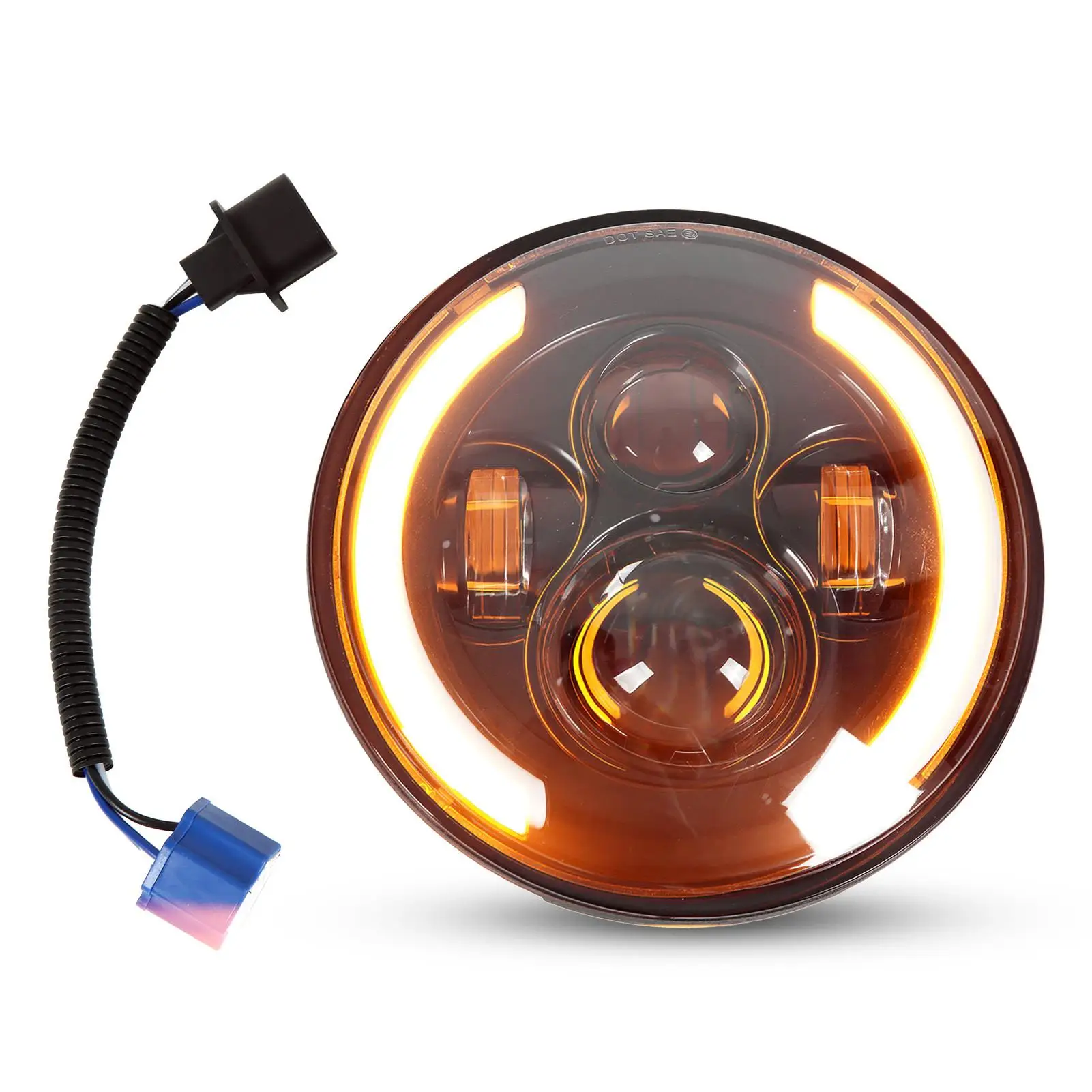 Turn Signal Lamp Good Heat Dissipation Halo LED Headlight Anti Flashing for motorcycle Replacement for road for star V for star
Turn Signal Lamp Good Heat Dissipation Halo LED Headlight Anti Flashing for motorcycle Replacement for road for star V for star