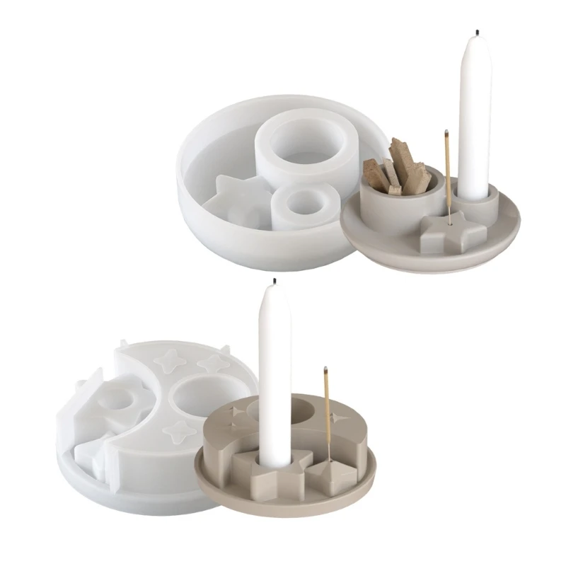 Sturdy Silicone Mould Accessory for Star and Moon Holders and Incenses Stands Reusable for Home Decoration
Sturdy Silicone Mould Accessory for Star and Moon Holders and Incenses Stands Reusable for Home Decoration