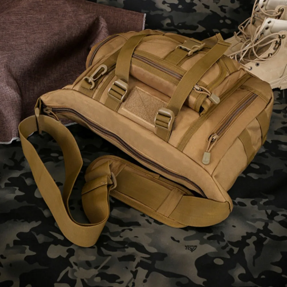 Тактическая сумка-кроссбоди для активного отдыха, вместительная наплечная сумка MOLLE, идеально подходит для занятий спортом на открытом воздухе, альпинизма, походов.
Тактическая сумка-кроссбоди для активного отдыха, вместительная наплечная сумка MOLLE, идеально подходит для занятий спортом на открытом воздухе, альпинизма, походов.