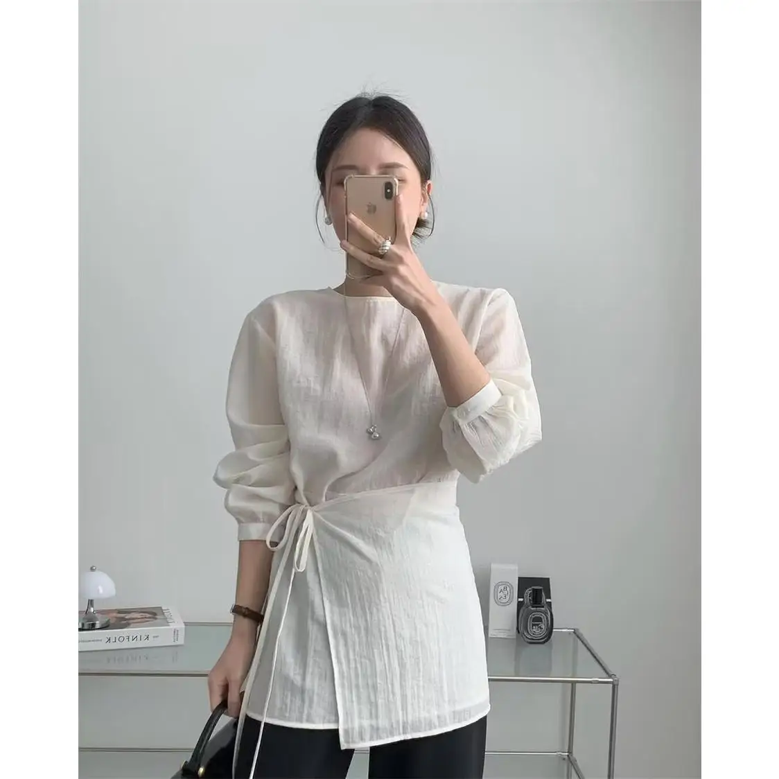 Slimming Design Sense ato Red irt Women's Faionable Layered Wear Belted High Waist Pants Spring Season Polyester Fiber
Slimming Design Sense ato Red irt Women's Faionable Layered Wear Belted High Waist Pants Spring Season Polyester Fiber