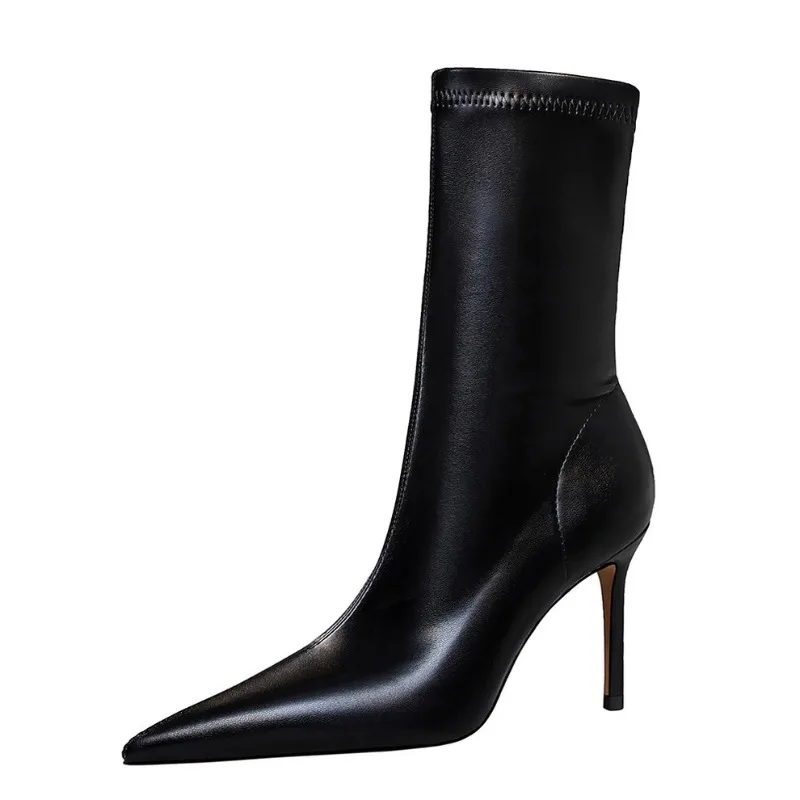2026 Autumn Woman High Heels Boots Luxury Handmade Quality Fashion Elegant Sexy Black Warm Ankle Social Shoes for Women Size 43
2026 Autumn Woman High Heels Boots Luxury Handmade Quality Fashion Elegant Sexy Black Warm Ankle Social Shoes for Women Size 43
