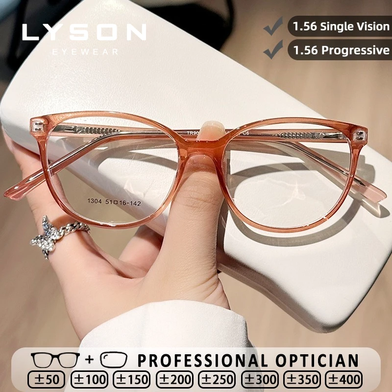 LYSON Casual Style Round Reading Glasses Women Anti Blue Light Optical Eyeglasses Frame Anti-Reflective Myopia Hyperopia Glasses
LYSON Casual Style Round Reading Glasses Women Anti Blue Light Optical Eyeglasses Frame Anti-Reflective Myopia Hyperopia Glasses