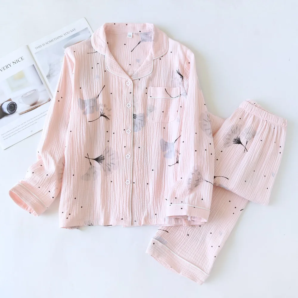 Floral Pajamas Sleepwear Women’s Loungewear Night Wear for Ladies Home Wear New Spring Autumn Long Sleeve Nightwear for Woman
Floral Pajamas Sleepwear Women’s Loungewear Night Wear for Ladies Home Wear New Spring Autumn Long Sleeve Nightwear for Woman
