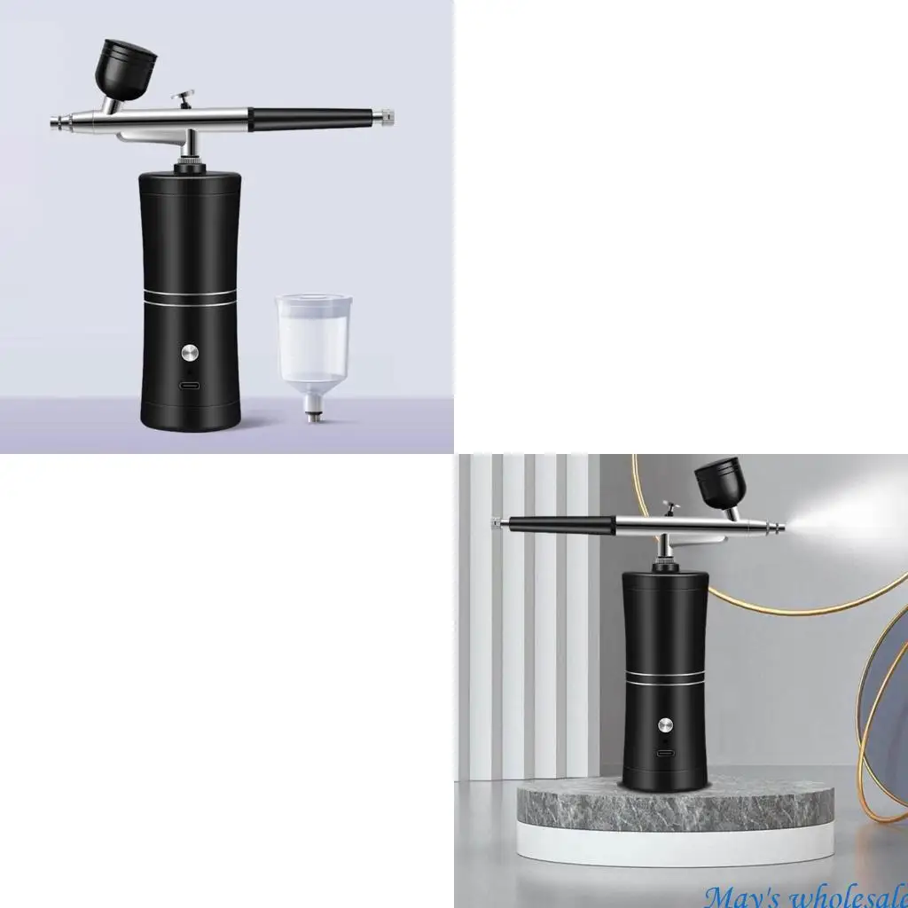 With Compressor Rechargeable Cordless Non-Clogging High-Pressure Air Brush Guns with 0.3mm Nozzle 448A
With Compressor Rechargeable Cordless Non-Clogging High-Pressure Air Brush Guns with 0.3mm Nozzle 448A