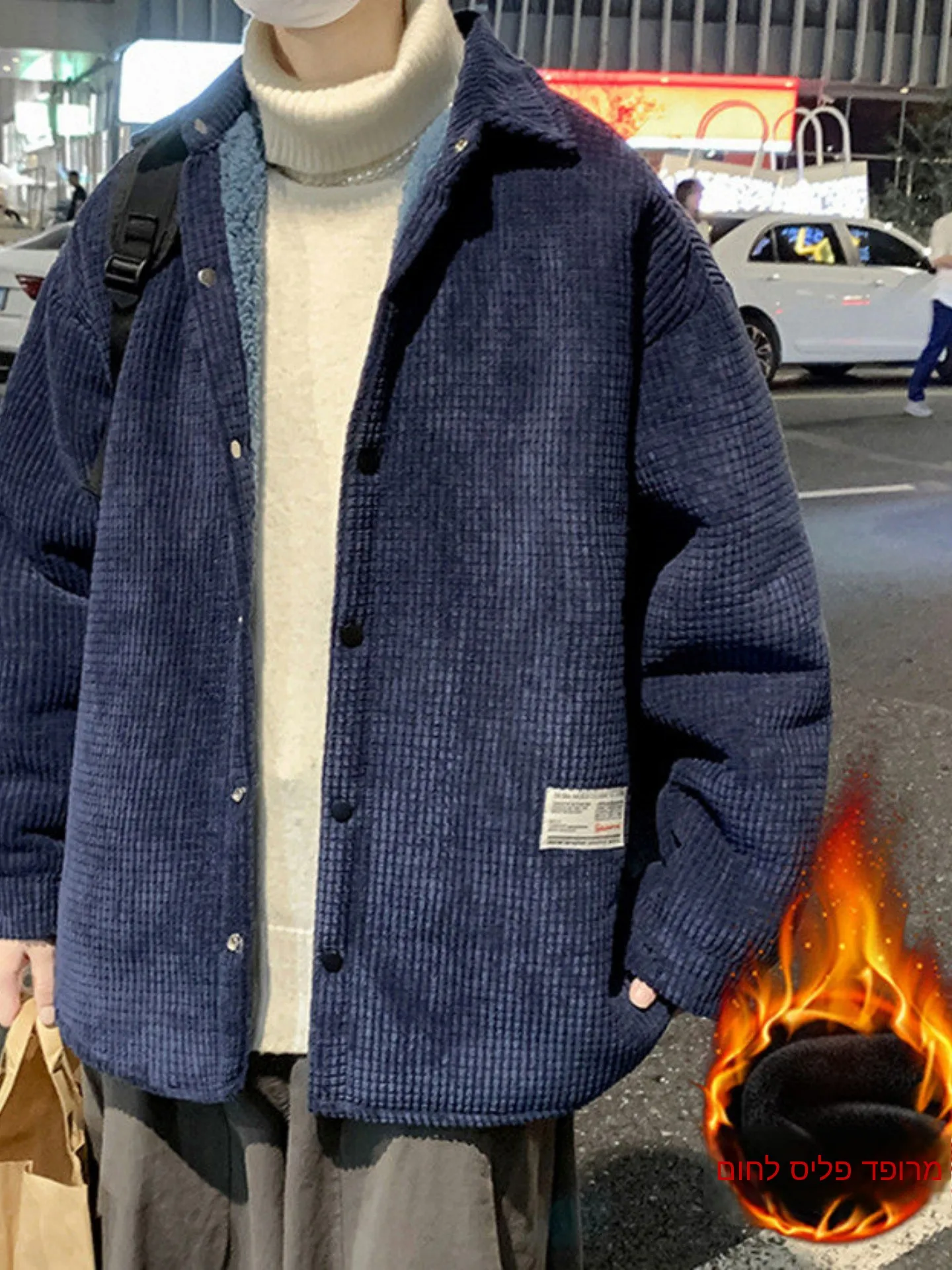 Thickened Fleece Corduroy Long Sleeve Shirt Men's Winter New Casual Clothes Sports Top Warm Outerwear Youth Fashion Trend
Thickened Fleece Corduroy Long Sleeve Shirt Men's Winter New Casual Clothes Sports Top Warm Outerwear Youth Fashion Trend