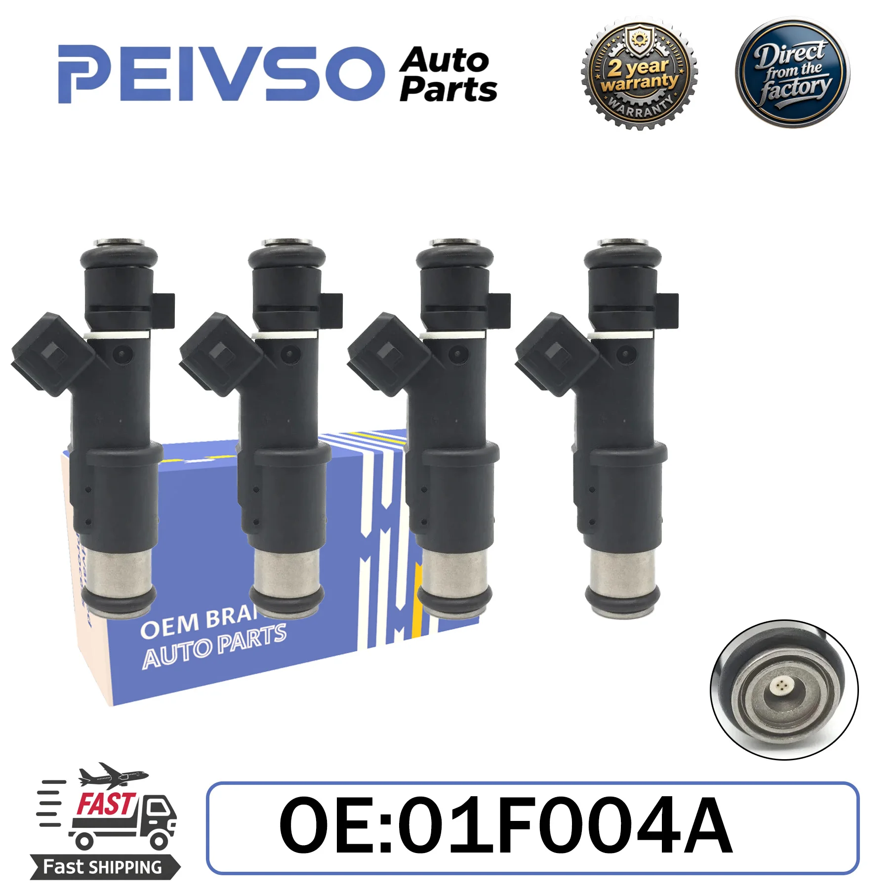 PEIVSO 4pcs Fuel Injector 01F004A 9628084680 1984E4 For CITROEN C8 2.2 2002 Peugeot 406/407/607/807 16V 2000-2005
PEIVSO 4pcs Fuel Injector 01F004A 9628084680 1984E4 For CITROEN C8 2.2 2002 Peugeot 406/407/607/807 16V 2000-2005