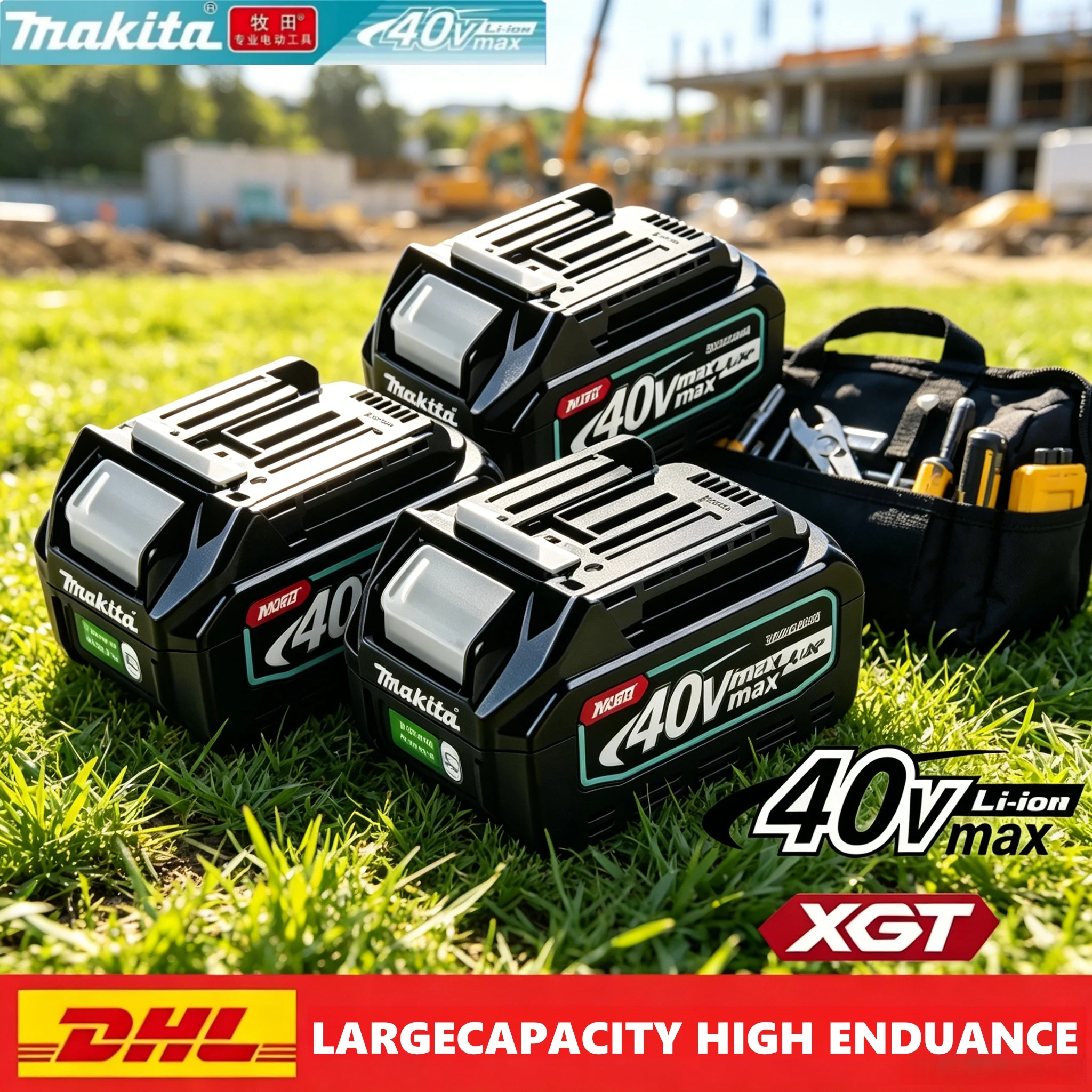 Makita 40V 4.0Ah Battery BL4050F for Makita Power Tools HS004G TD001G TW001G HR001G DF001G GA003G Lithium-ion Batteries
Makita 40V 4.0Ah Battery BL4050F for Makita Power Tools HS004G TD001G TW001G HR001G DF001G GA003G Lithium-ion Batteries