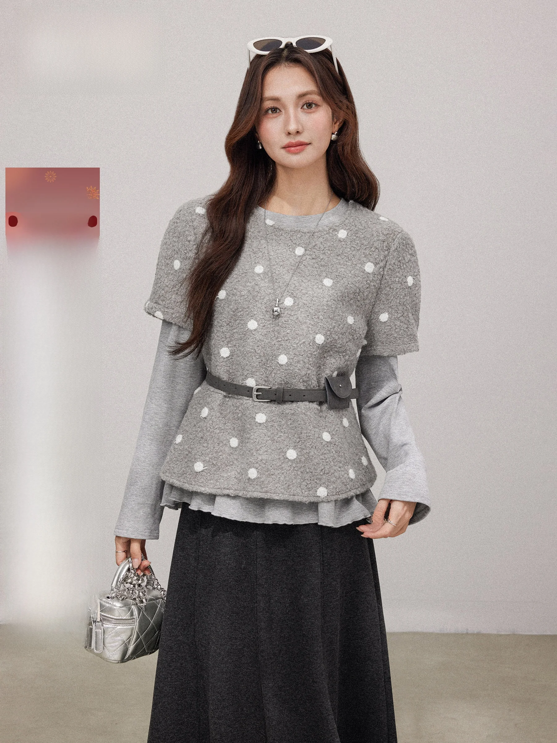 Женская длинная футболка Sve, комплект с кружевным подолом и цветочным принтом, Miu Sle, зимний топ, бот, комплект из двух предметов, повседневная одежда
Женская длинная футболка Sve, комплект с кружевным подолом и цветочным принтом, Miu Sle, зимний топ, бот, комплект из двух предметов, повседневная одежда