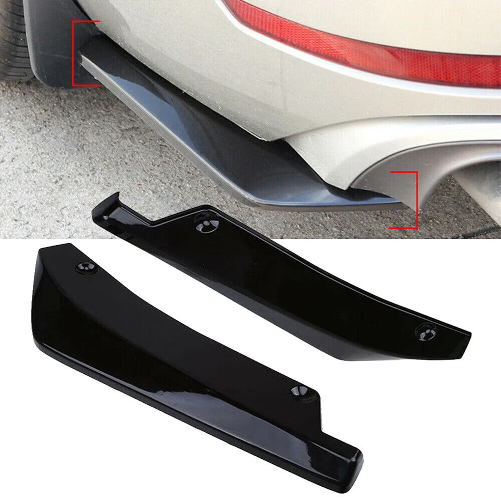 Auto Parts Car Decorative Accessories Rear Bumper Lip Diffuser Canard Guard Black 2pcs
Auto Parts Car Decorative Accessories Rear Bumper Lip Diffuser Canard Guard Black 2pcs