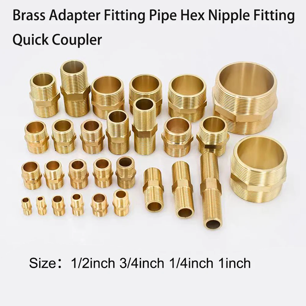 1-10Pcs 1/2" 3/4" 1/4" 1" Brass Pipe Hex Nipple Fitting Quick Coupler Adapter BSP Adapter Fitting Reducing Hexagon Bush
1-10Pcs 1/2" 3/4" 1/4" 1" Brass Pipe Hex Nipple Fitting Quick Coupler Adapter BSP Adapter Fitting Reducing Hexagon Bush