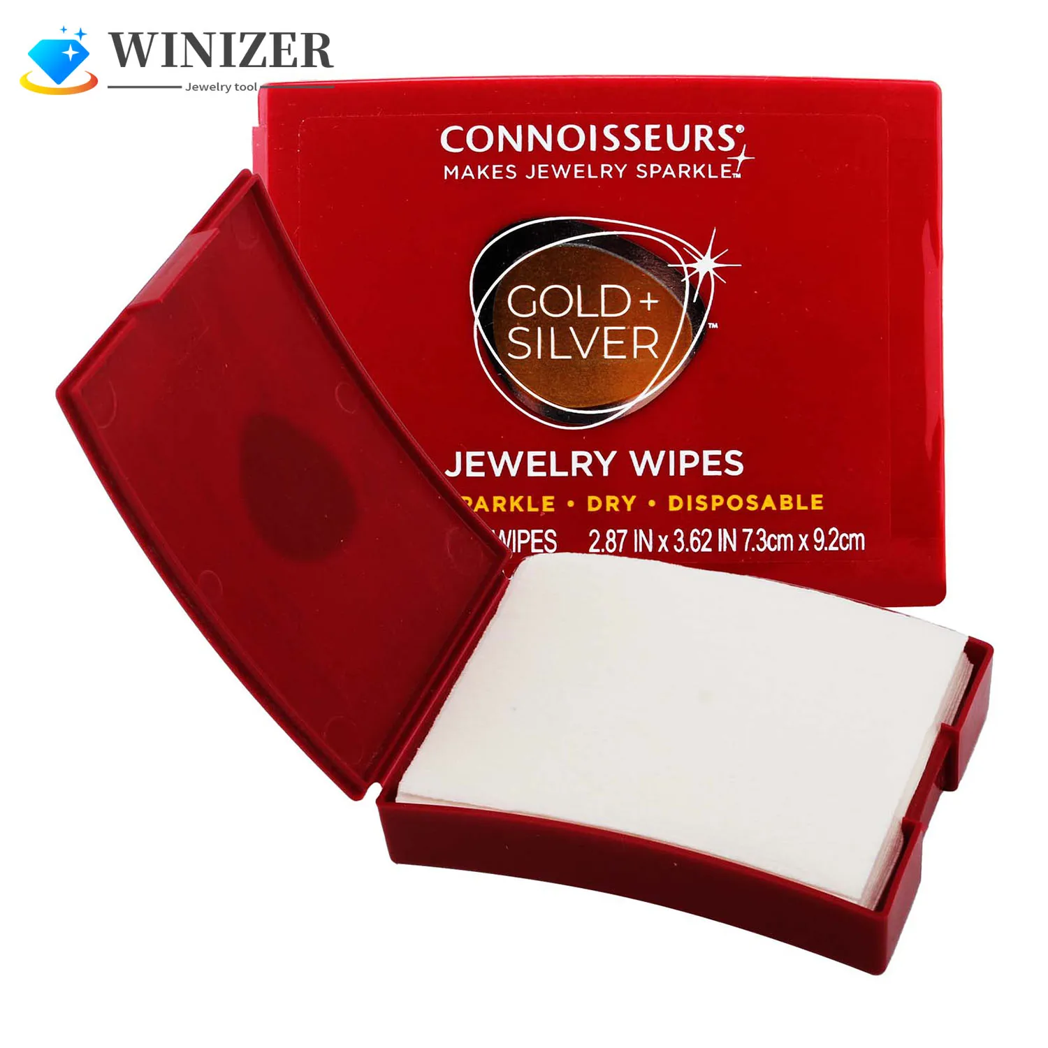Jewelry Wipes - Compact Gold and Silver Jewelry Cleaner, Polish and Remove
Jewelry Wipes - Compact Gold and Silver Jewelry Cleaner, Polish and Remove