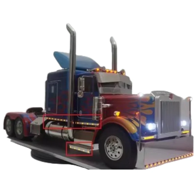 Светодиодная полоса бокового освещения для 1/14 Tamiya RC Truck King Hauler 56301, детали для обновления трактора и прицепа 1/14
Светодиодная полоса бокового освещения для 1/14 Tamiya RC Truck King Hauler 56301, детали для обновления трактора и прицепа 1/14