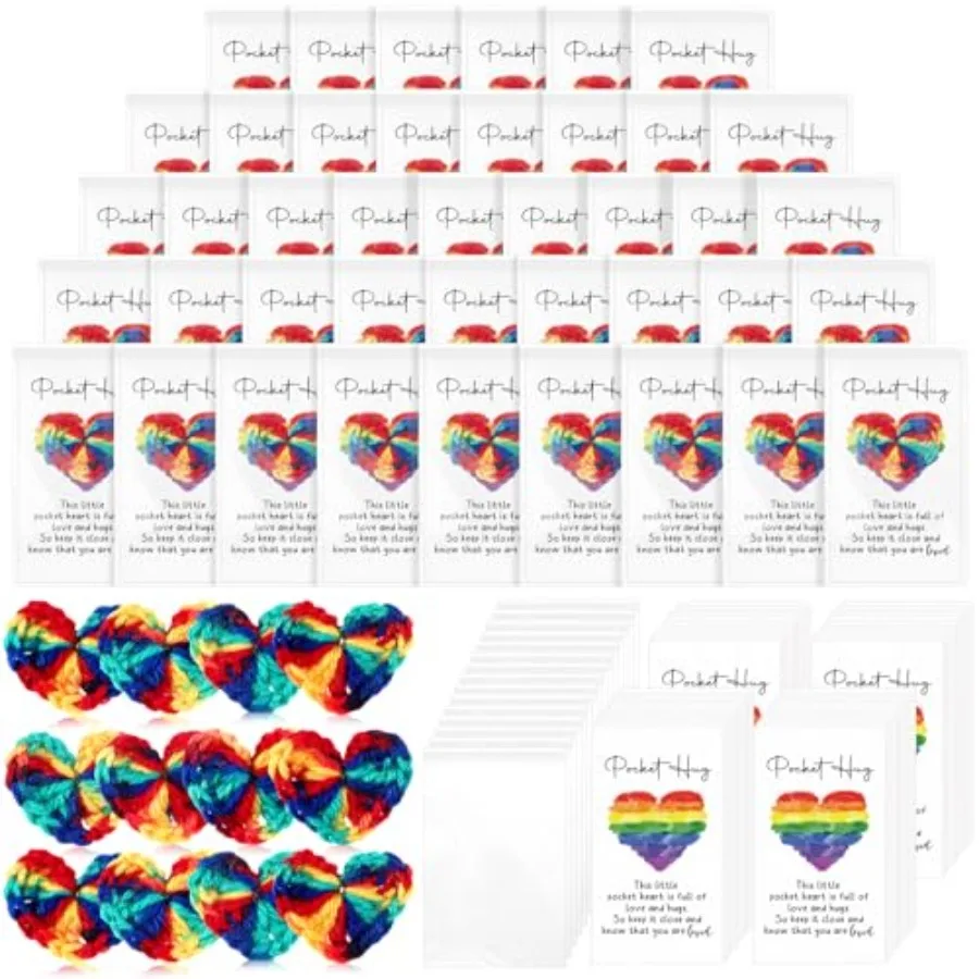 Sets Pride Party Favors Lgbt Gay Emotional Cheer Support Gift Pocket Hug Gift Cute Hand Crocheted Rainbow Heart Pocket Hug Insp
Sets Pride Party Favors Lgbt Gay Emotional Cheer Support Gift Pocket Hug Gift Cute Hand Crocheted Rainbow Heart Pocket Hug Insp