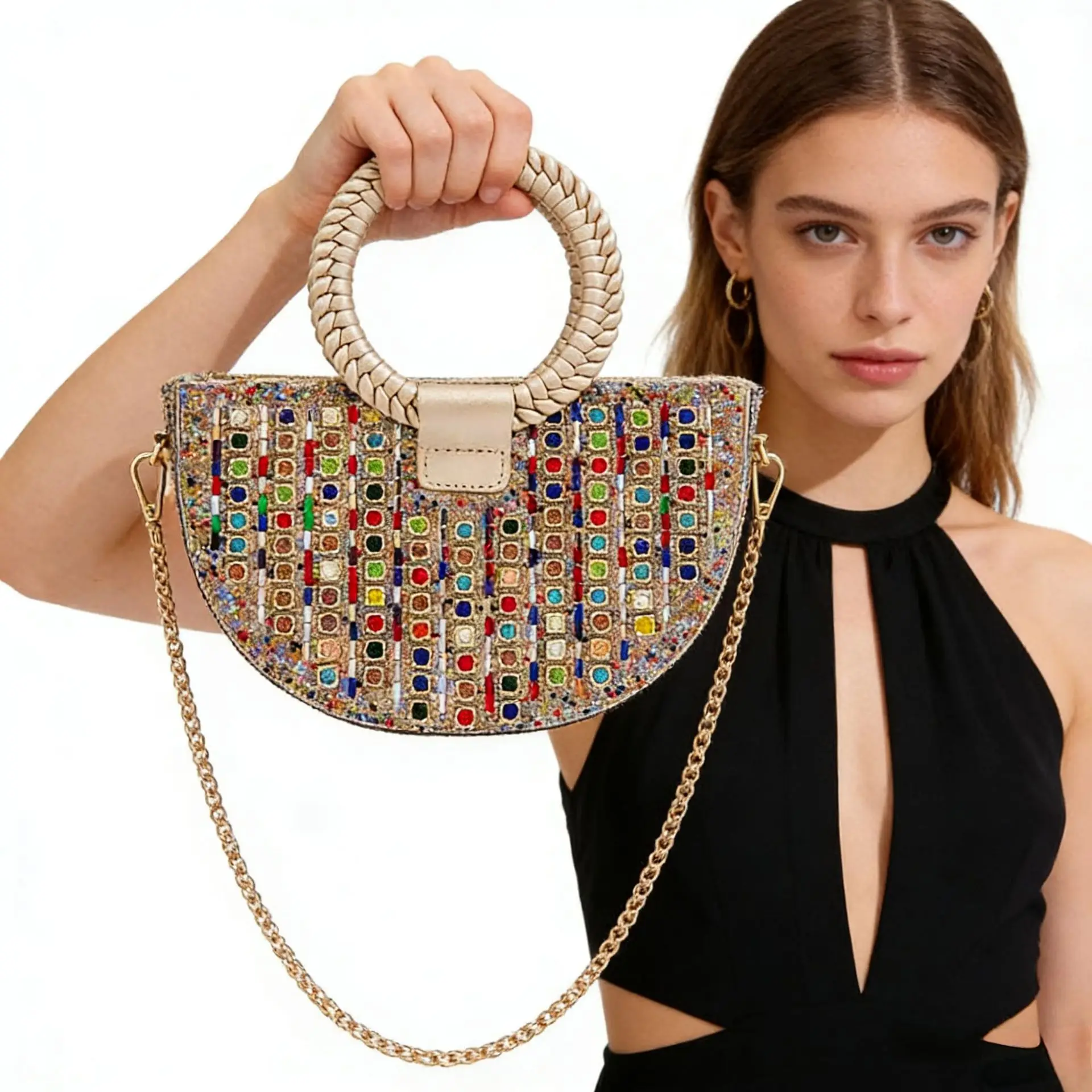 New dinner bag celebrity party diamond clutch bag light luxury flash diamond bag
New dinner bag celebrity party diamond clutch bag light luxury flash diamond bag
