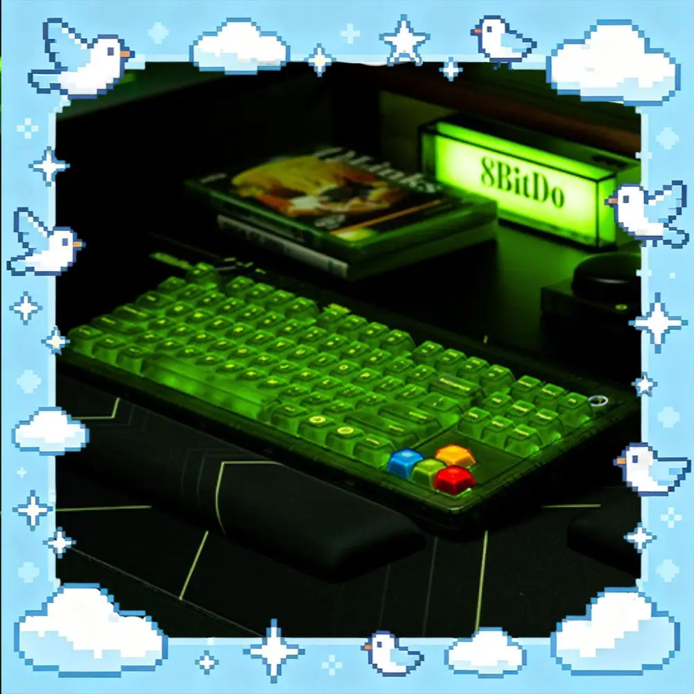 8BitDo Retro 87 Mechanical Keyboard Three Mode Bluetooth 2.4G RGB Backlight Hot Swappable Gaming Keyboard for Windows Android
8BitDo Retro 87 Mechanical Keyboard Three Mode Bluetooth 2.4G RGB Backlight Hot Swappable Gaming Keyboard for Windows Android