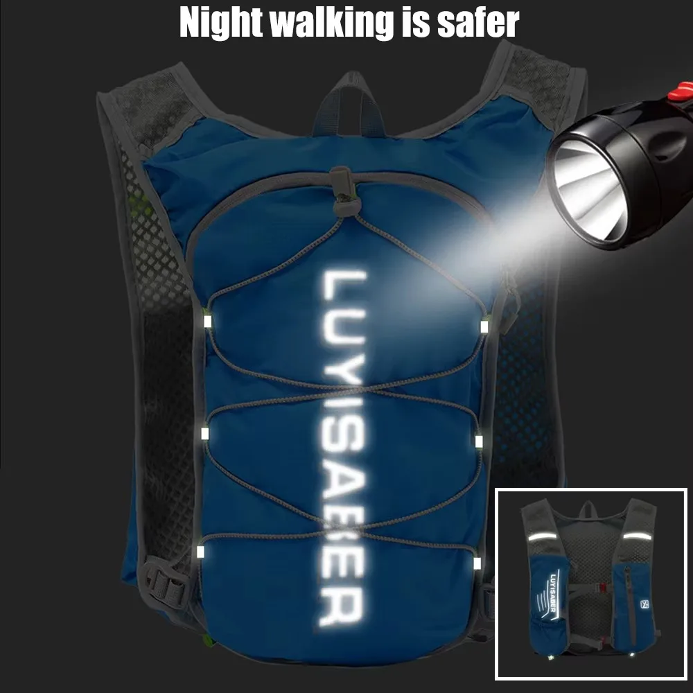 2L Marathon Hydrating Backpack Ultralight Reflective Hiking Hydration Vest Breathable Multifunction Water Vest for Running
2L Marathon Hydrating Backpack Ultralight Reflective Hiking Hydration Vest Breathable Multifunction Water Vest for Running