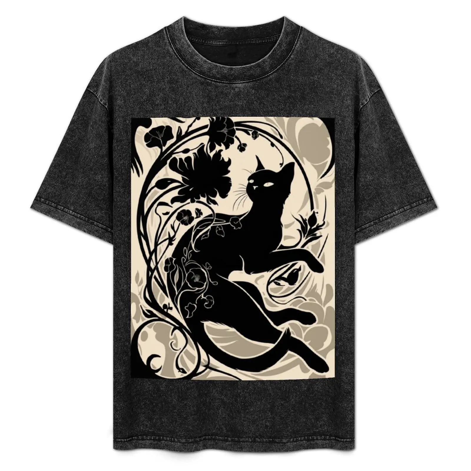 Floral cat T-Shirt Fashion Casual Short Sleeve Top
Floral cat T-Shirt Fashion Casual Short Sleeve Top