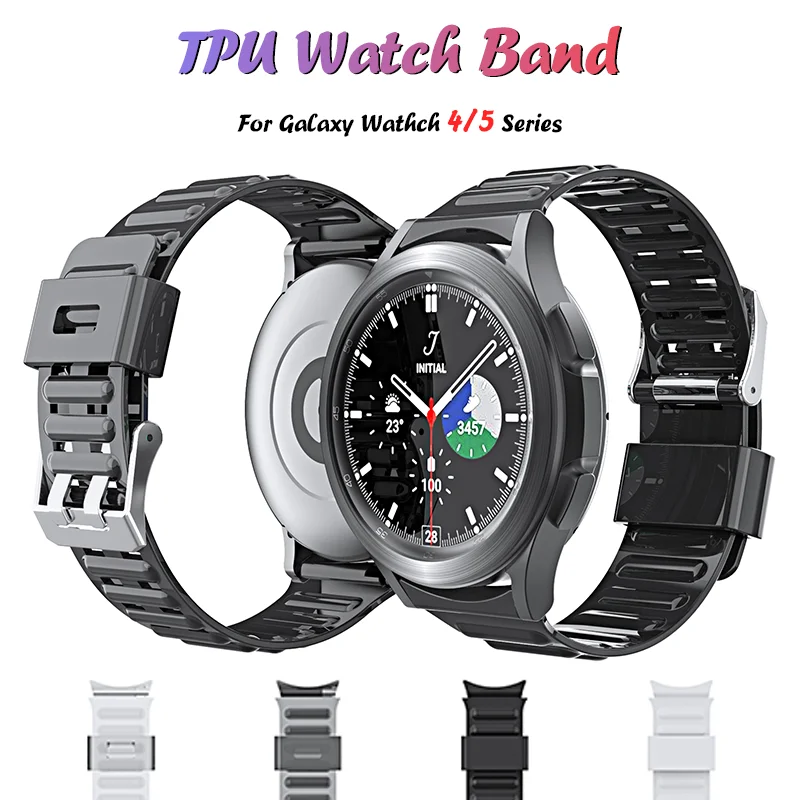 20mm TPU Watch Band for Samsung Watch 4 5 40 44mm Classic 42 46mm Sport Soft Strap for Galaxy Watch 5 Pro 45mm Silicone Bracelet
20mm TPU Watch Band for Samsung Watch 4 5 40 44mm Classic 42 46mm Sport Soft Strap for Galaxy Watch 5 Pro 45mm Silicone Bracelet