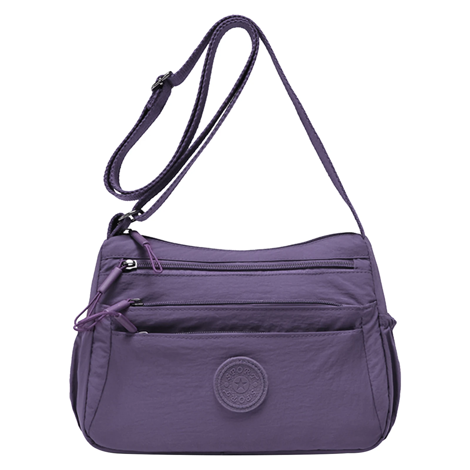 Stylish Crossbody Bag Solid Color Versatile Sling Pouch Large Capacity Casual Nylon Shoulder Bags for Commuting Work
Stylish Crossbody Bag Solid Color Versatile Sling Pouch Large Capacity Casual Nylon Shoulder Bags for Commuting Work