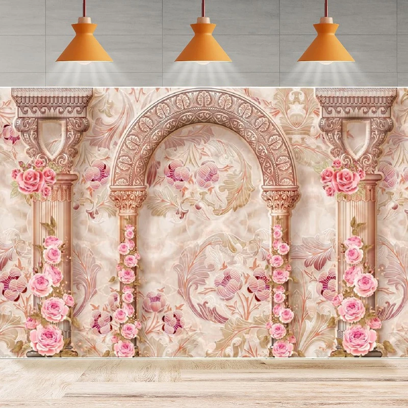Vintage Arch Pillar Flower Wall Photography Backdrop Party Princess Wedding Honeymoon Travel Background Wall Home Decor Banner
Vintage Arch Pillar Flower Wall Photography Backdrop Party Princess Wedding Honeymoon Travel Background Wall Home Decor Banner