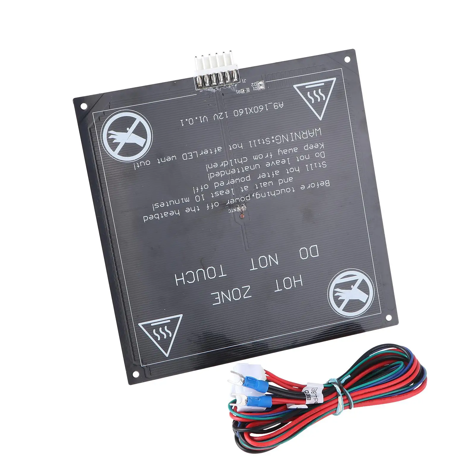 160x160 Hot Bed Aluminum Substrate 3D Printer Reprap Heatbed Electric Wire Black 12V 24V Stable Power Connection 3D Printing
160x160 Hot Bed Aluminum Substrate 3D Printer Reprap Heatbed Electric Wire Black 12V 24V Stable Power Connection 3D Printing