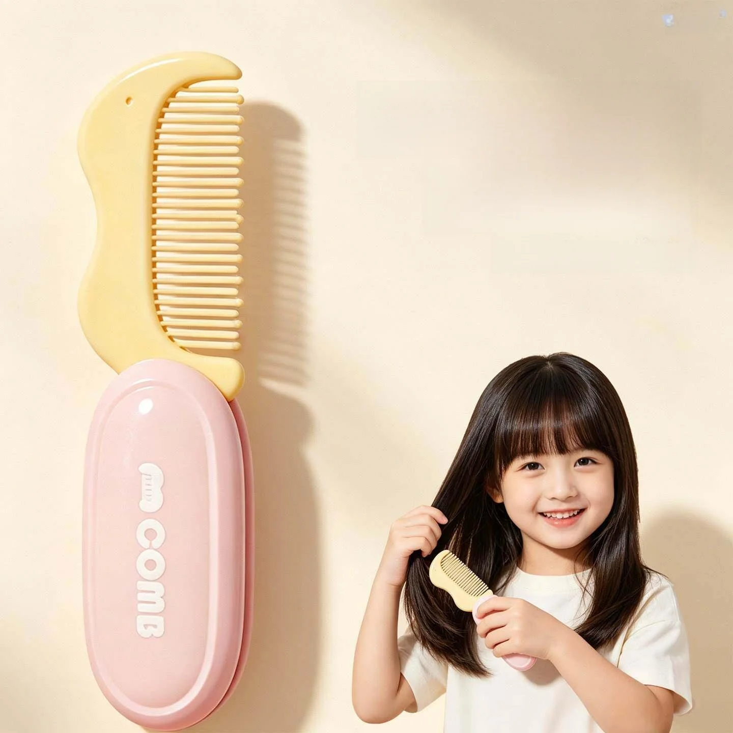 Portable Folding Comb for Girls Hair Massage Not Damaging Hair Adjustable Handle Home Use Baby Massage Cute Compact Comb
Portable Folding Comb for Girls Hair Massage Not Damaging Hair Adjustable Handle Home Use Baby Massage Cute Compact Comb