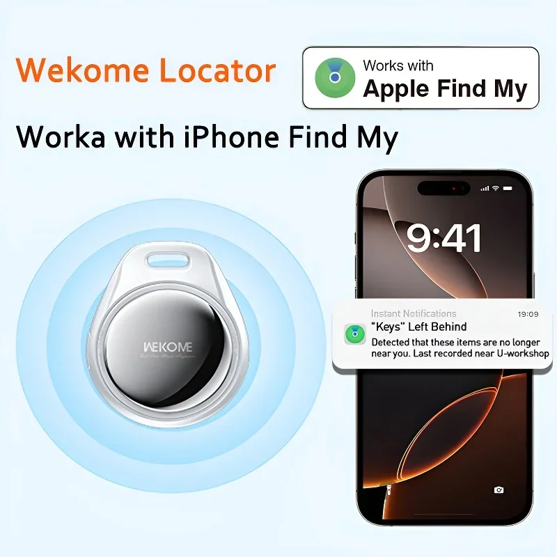 Wekome Intelligent Global Locator Child Elderly GPS Anti Loss Device Bag Suitcase Pet Phone Locator Waterproof For Apple Find My
Wekome Intelligent Global Locator Child Elderly GPS Anti Loss Device Bag Suitcase Pet Phone Locator Waterproof For Apple Find My