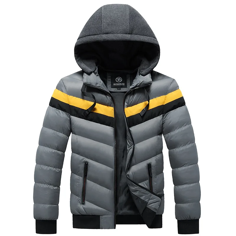 Cotton Jacket Men's Winter Hooded Jacket Trendy Brand Men's Large Casual Top with Cotton Korean Version Cotton Jacket
Cotton Jacket Men's Winter Hooded Jacket Trendy Brand Men's Large Casual Top with Cotton Korean Version Cotton Jacket