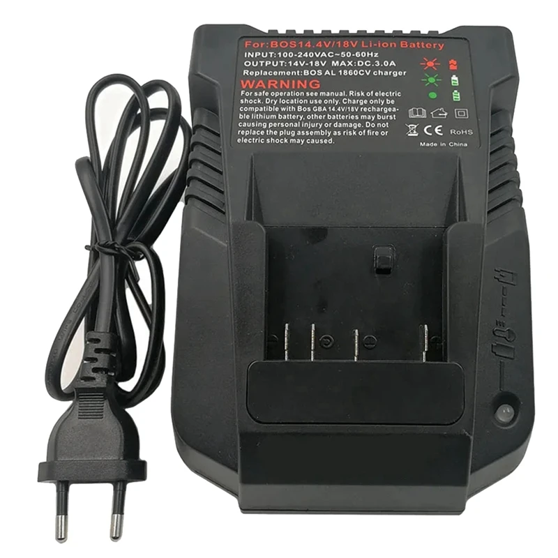 1018K Power Tool Fast Charger For Electric Drill 18V 14.4V Lithium Battery BAT609 BAT609G BAT618 BAT618G EU-PLUG
1018K Power Tool Fast Charger For Electric Drill 18V 14.4V Lithium Battery BAT609 BAT609G BAT618 BAT618G EU-PLUG