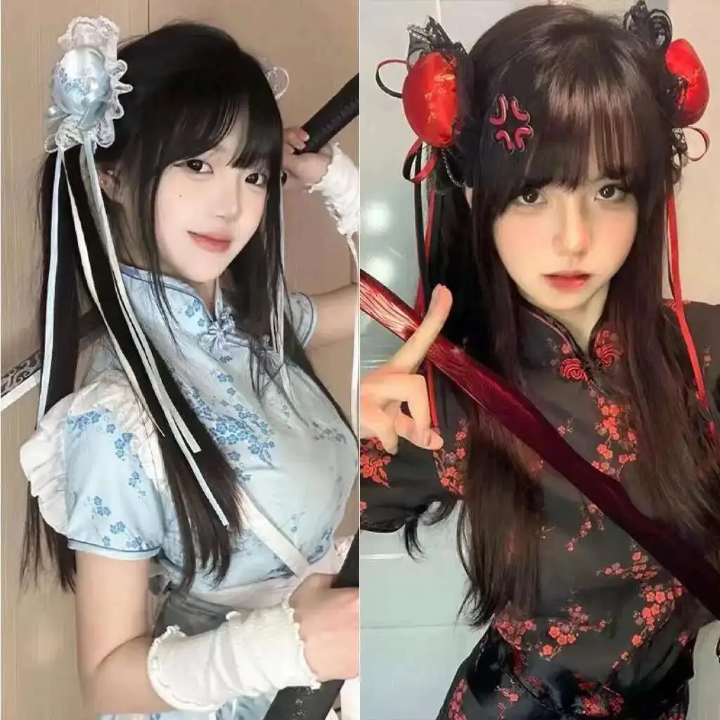 Фартук горничной Лолиты, платье для косплея, новый китайский Cheongsam, комплект для китайской девушки Chūgoku Nyō Zhonghua Niang Little Chef
Фартук горничной Лолиты, платье для косплея, новый китайский Cheongsam, комплект для китайской девушки Chūgoku Nyō Zhonghua Niang Little Chef