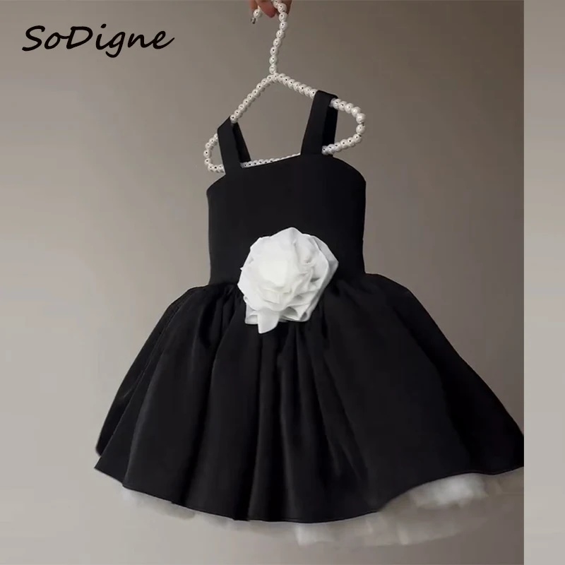 SoDigne A-line Velvet Short Flower Girl Dress Square Collar Sleeveless Princess Birthday Party Dresses 2025 Kid Gown Customized
SoDigne A-line Velvet Short Flower Girl Dress Square Collar Sleeveless Princess Birthday Party Dresses 2025 Kid Gown Customized