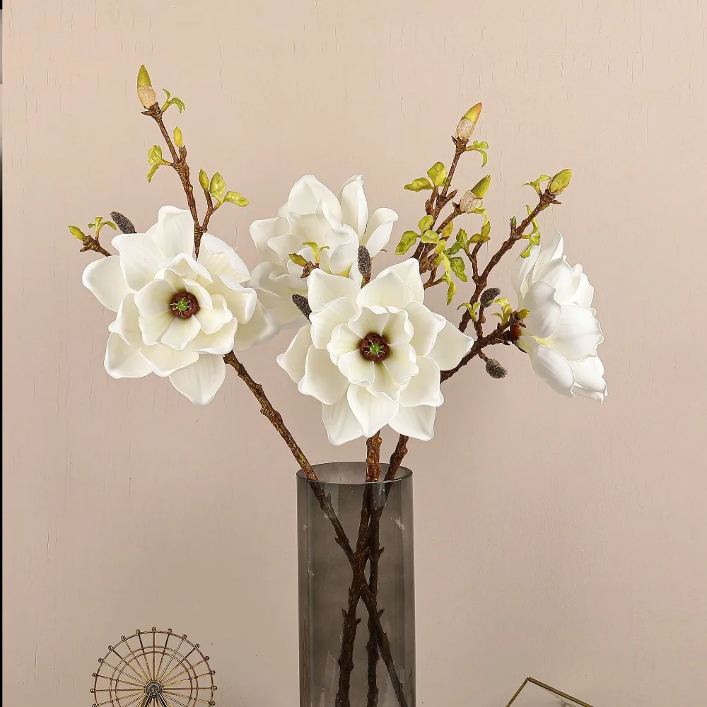EVA Artificial Magnolia Branch Floral Art Handmade Artificial Orchid Flowers Real Touch Fake Flower Home Office Decor
EVA Artificial Magnolia Branch Floral Art Handmade Artificial Orchid Flowers Real Touch Fake Flower Home Office Decor