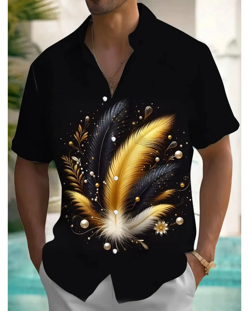 New Hawaii Spring/Summer Fashion Leisure Street Walk Tourist Beach Printed Full Open Short Sleeve Button Shirt, Quick Shipping
New Hawaii Spring/Summer Fashion Leisure Street Walk Tourist Beach Printed Full Open Short Sleeve Button Shirt, Quick Shipping