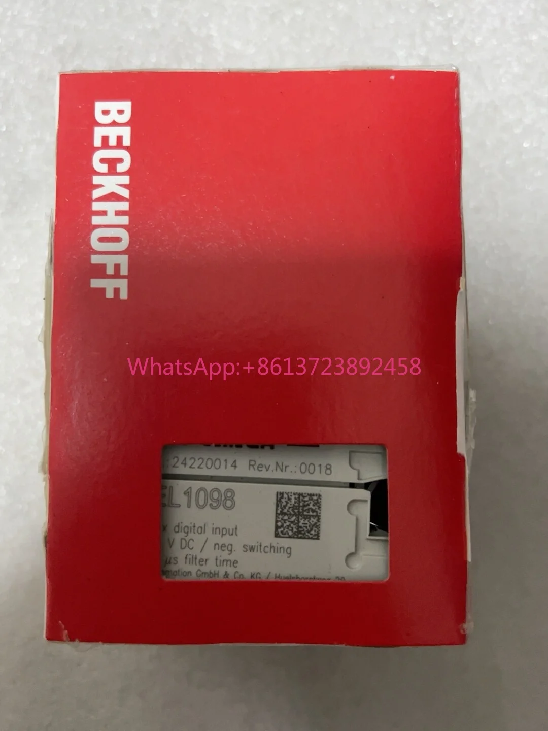 Beckhoff module EL1098 high quality
Beckhoff module EL1098 high quality